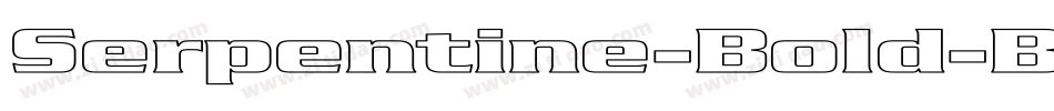 Serpentine-Bold-Bold HE字体转换